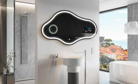 SMART Miroir salle de bain irrégulier C223 Google