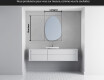 Miroir de salle de bains LED de forme irrégulière SF221 #4