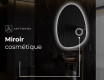 Miroir de salle de bains LED de forme irrégulière SF221 #5