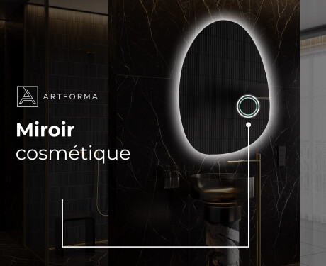 Miroir de salle de bains LED de forme irrégulière SF221 #5
