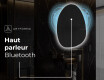 Miroir de salle de bains LED de forme irrégulière SF221 #6