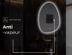 Miroir de salle de bains LED de forme irrégulière SF221 #9