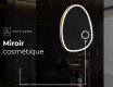 Miroir de salle de bains LED de forme irrégulière SF222 #6