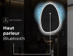 Miroir de salle de bains LED de forme irrégulière SF222 #6