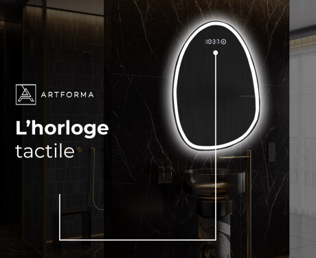 Miroir de salle de bains LED de forme irrégulière SF222 #8