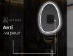 Miroir de salle de bains LED de forme irrégulière SF222 #9