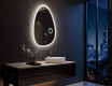 Miroir de salle de bains LED de forme irrégulière SF222 #10