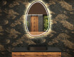 Miroir de salle de bains LED de forme irrégulière SF223