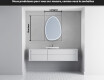 Miroir de salle de bains LED de forme irrégulière SF223 #5