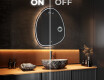 Miroir de salle de bains LED de forme irrégulière SF223 #3