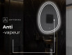 Miroir de salle de bains LED de forme irrégulière SF223 #9