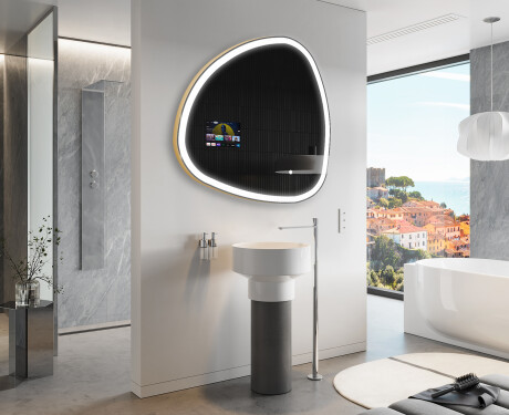 Miroir irrégulier salle de bain SMART J222 Google #9