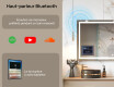 Miroir de salle de bain LED intelligent avec cadre Displine Apple L01 #4