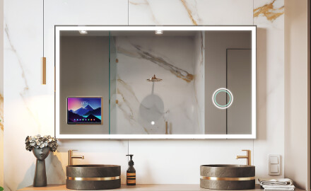 Miroir de salle de bain LED intelligent avec cadre Displine Apple L01