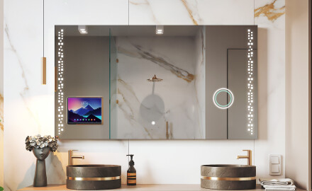 Miroir LED moderne avec cadre iPad Displine L38