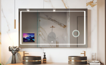 Miroir de salle de bain LED intelligent avec cadre Displine Apple L61