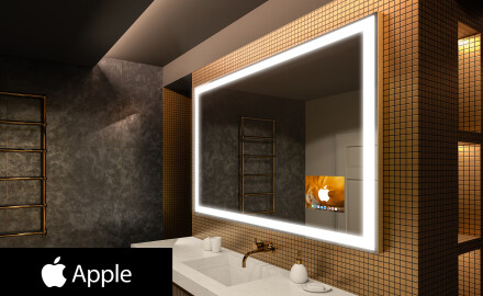 Miroir led salle de bain SMART L01 Apple
