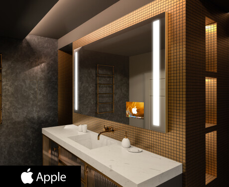 Miroir led salle de bain SMART L02 Apple #1