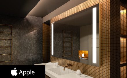 Miroir led salle de bain SMART L02 Apple
