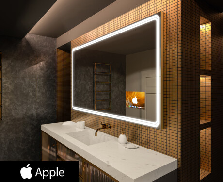 Miroir led salle de bain SMART L136 Apple