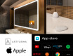 Miroir led salle de bain SMART L136 Apple #2