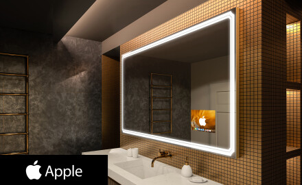 Miroir led salle de bain SMART L136 Apple