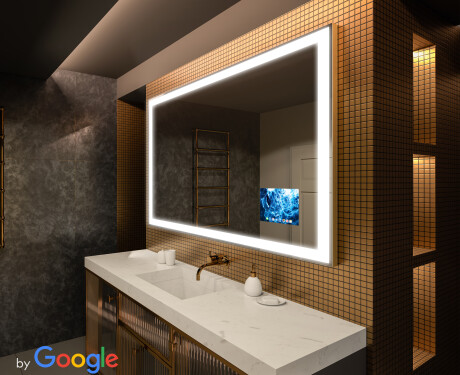 Smart Google Miroir Avec Lumiere LED L01