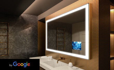 Smart Google Miroir Avec Lumiere LED L01