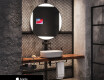 SMART Miroir salle de bain rond L116 Apple #1