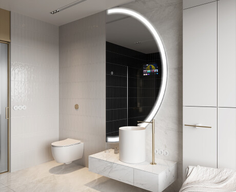 SMART Miroir salle de bain rond A222 Google #9