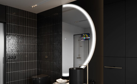 SMART Miroir salle de bain rond A222 Google