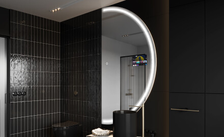 Miroir rond salle de bain SMART A223 Google
