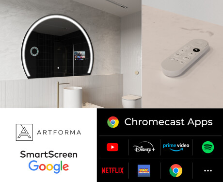SMART Miroir salle de bain rond W223 Google #2
