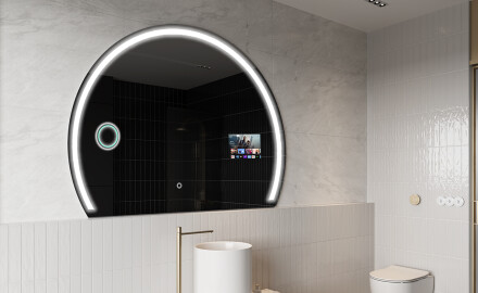 SMART Miroir salle de bain rond W223 Google