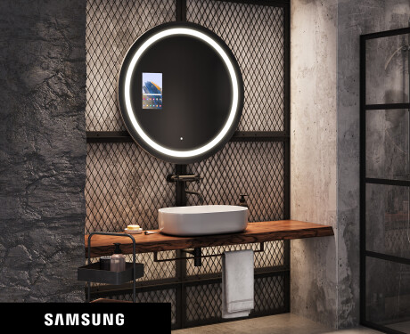 SMART Miroir salle de bain rond L33 Samsung #1