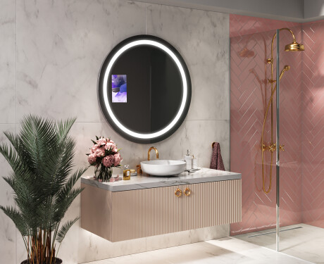 SMART Miroir salle de bain rond L33 Samsung #11