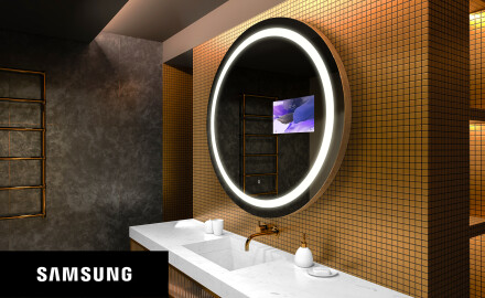 SMART Miroir salle de bain rond L33 Samsung