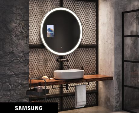 SMART Miroir salle de bain rond L76 Samsung #1