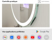 SMART Miroir salle de bain rond L76 Samsung #3