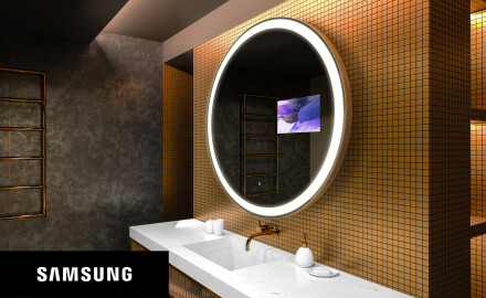 SMART Miroir salle de bain rond L76 Samsung