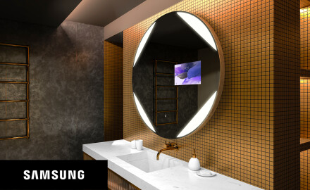 Miroir rond salle de bain SMART L114 Samsung