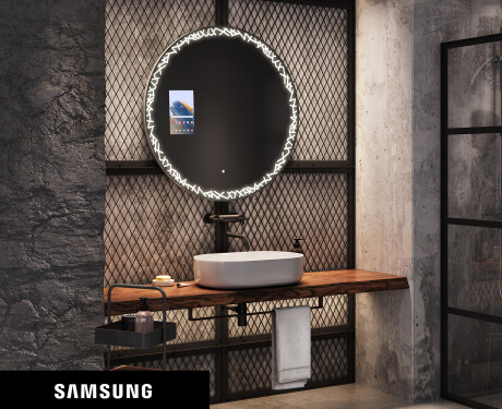 Miroir rond salle de bain SMART L115 Samsung #1