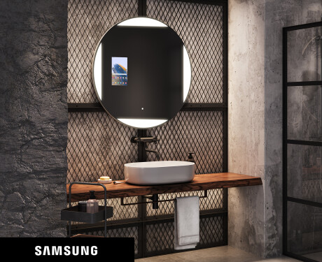 Miroir rond salle de bain SMART L116 Samsung #1