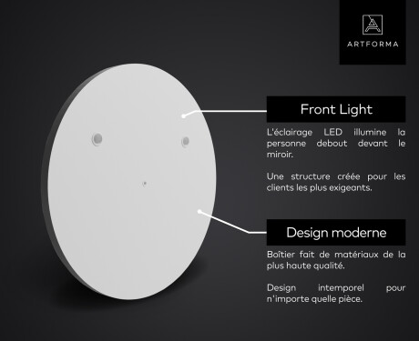 Miroir rond salle de bain SMART L156 Samsung #2