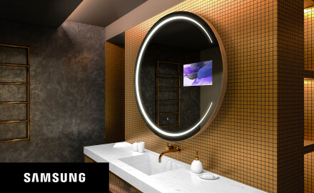 Miroir rond salle de bain SMART L156 Samsung