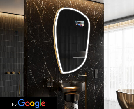 Miroir irrégulier salle de bain SMART I222 Google