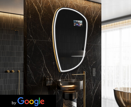 Miroir irrégulier salle de bain SMART I223 Google