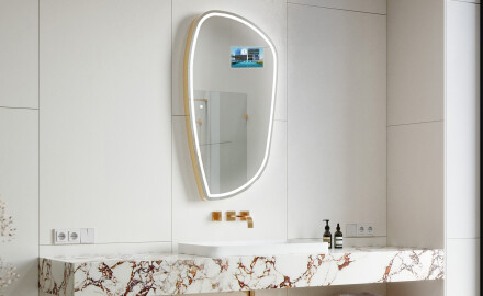 Miroir irrégulier salle de bain SMART I223 Google