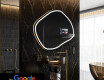 Miroir irrégulier salle de bain SMART R223 Google