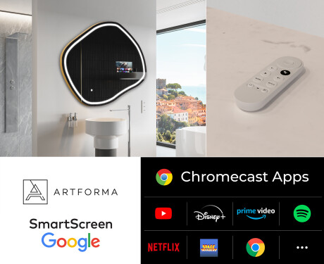 Miroir irrégulier salle de bain SMART R223 Google #2